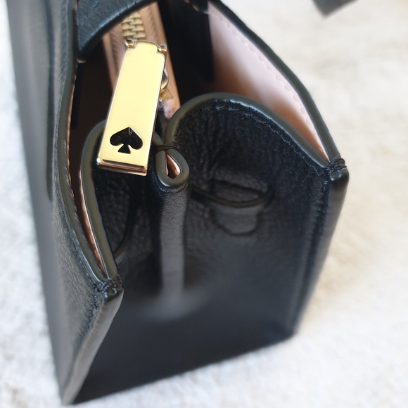 Kate Spade Hayes Street Sam Tote black leather excellent - Picture 9 of 12